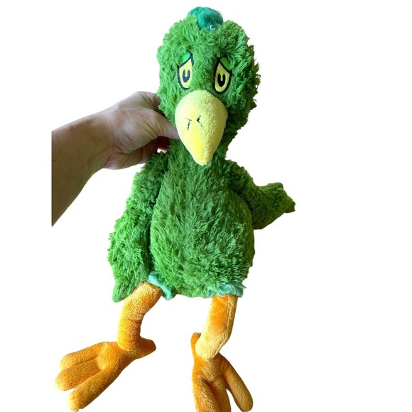 *Kohls Cares Green Bird Plush Oh Say Can You Say Dr Seuss Stuffed Animal - Picture 4 of 5